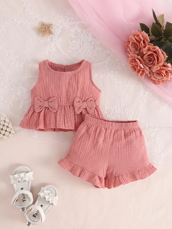 Baby Girl Bow Front