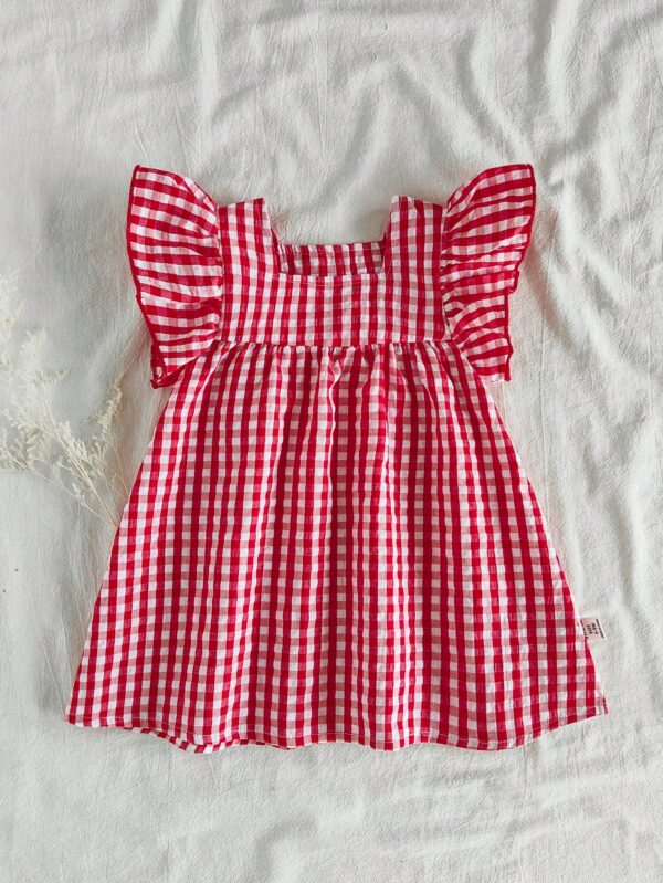 Baby Gingham Dress - Image 5